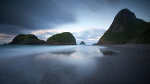 New Plymouth Coastal Scenery Wallpaper