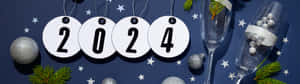 New Year2024 Celebration Theme Wallpaper