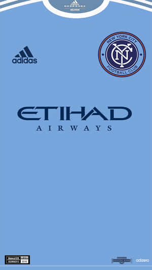 New York City Fc Jersey Close Up Shot Wallpaper