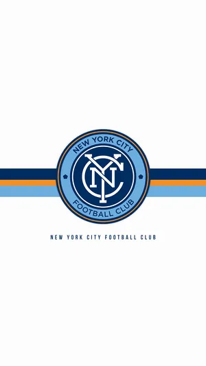 New York City Fc Plain Logo Design Wallpaper