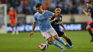 New York City Fc Uruguayan Footballer Nicolas Acevedo Wallpaper