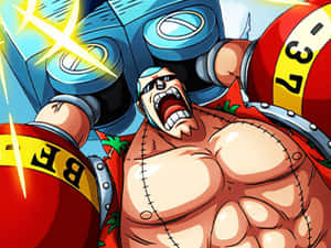 New York City Skyline With Franky In Focus Wallpaper