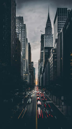 New York City Street View Wallpaper