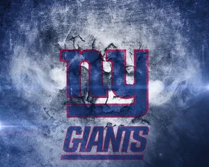 New York Giants Logo And Wordmark Wallpaper