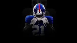 New York Giants Logo Player Wallpaper