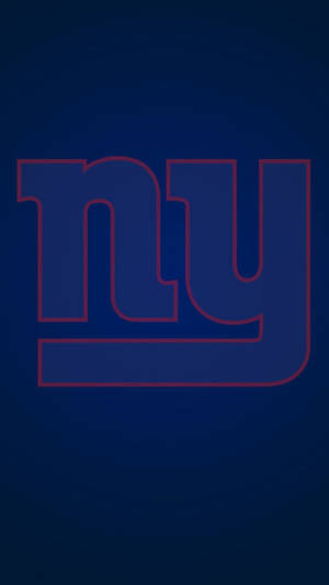 New York Giants Logo Red Trim Wallpaper