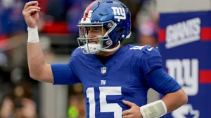 New York Giants Quarterback Celebration Wallpaper