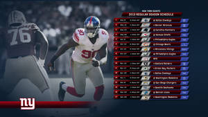 New York Giants Season Schedule Wallpaper