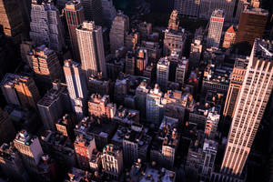 New York Hd Rectangular Buildings Wallpaper