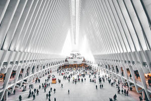 New York Hd The Oculus Interior Wallpaper