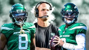 New York Jets Playersand Coach Wallpaper