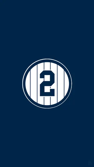 New York Yankees Baseball Team Number 2 Wallpaper