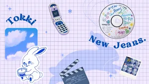 Newjeans Bunny Aesthetic Wallpaper