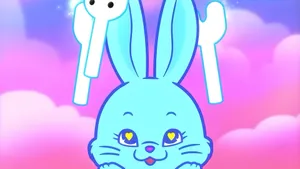 Newjeans Bunny Character Wallpaper