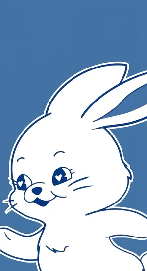 Newjeans Bunny Character Wallpaper