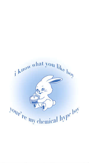 Newjeans Bunny Chemical Hype Wallpaper