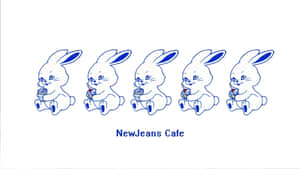 Newjeans Bunny Lineup Wallpaper