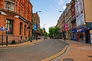 Newport City Centre Street View Wallpaper