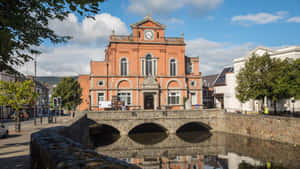 Newry Town Hall Reflection Wallpaper