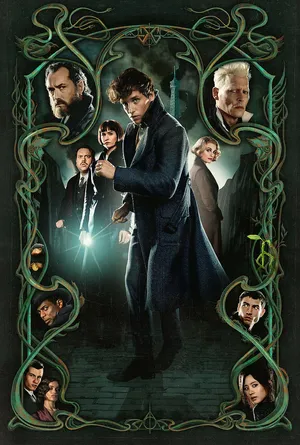 Newt Scamander With Magical Creatures In Fantastic Beasts And Where To Find Them Wallpaper