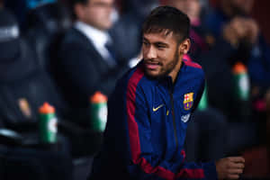 Neymar Barcelona Beard Look Wallpaper