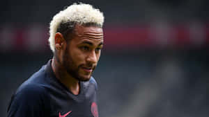 Neymar Blonde Hair Beard Profile Wallpaper