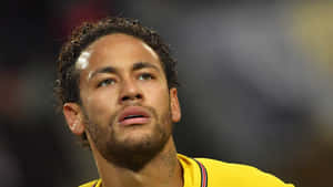 Neymar Contemplative Moment Wallpaper