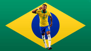 Neymar Jr Brazil Player Wallpaper