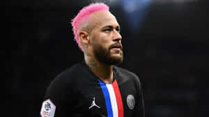 Neymar Pink Hairand Beard Wallpaper