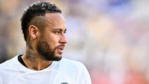 Neymar Profilewith Beard Wallpaper