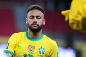 Neymarin Brazil Jersey Wallpaper