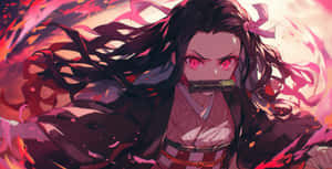 Nezuko Demon Transformation Art Wallpaper