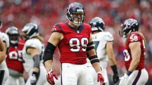 Nfl Defensive End J.j. Watt Wallpaper