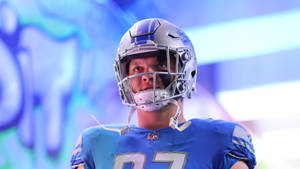 Nfl Detroit Lions Defensive End Aidan Hutchinson Wallpaper