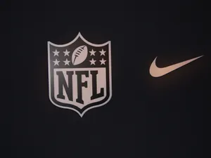 Nfl Football And Nike Logos Wallpaper
