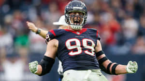 Nfl Football Star J.j. Watt Wallpaper