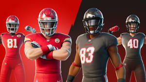 Nfl Fortnite In-game Models Wallpaper