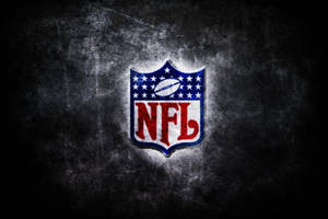 Nfl Logo On Dark Concrete Wallpaper