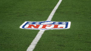 Nfl Logo On Field Wallpaper