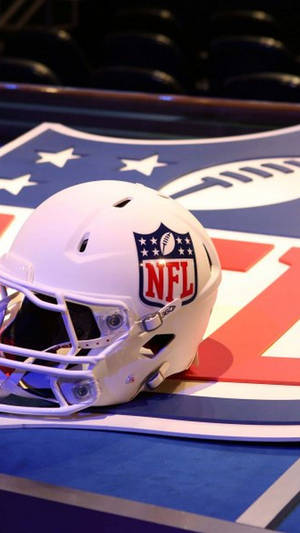 Nfl Logo On Football Helmet Wallpaper