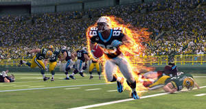 Nfl Player In Heat Wallpaper