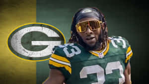 Nfl Runningback Aaron Jones Wallpaper