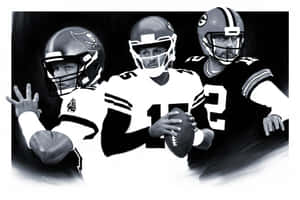 Nfl's Elite Quarterback In Action Wallpaper