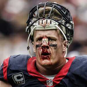 Nfl Superstar J.j. Watt Wallpaper