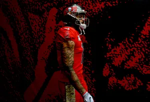 Nfl Wide Receiver Mike Evans Wallpaper