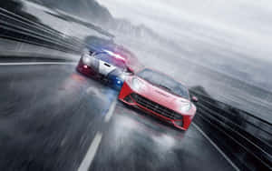 Nfs Rivals Ferrari Police Chase Wallpaper