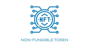 Nft Blue Circuit Icon Wallpaper