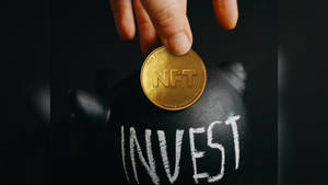 Nft Gold Coins Invest Wallpaper