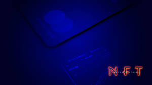 Nft Mastercard Blue Aesthetic Wallpaper