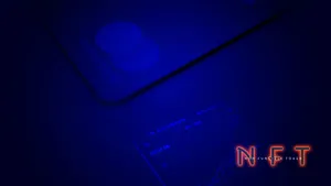 Nft Mastercard Blue Aesthetic Wallpaper